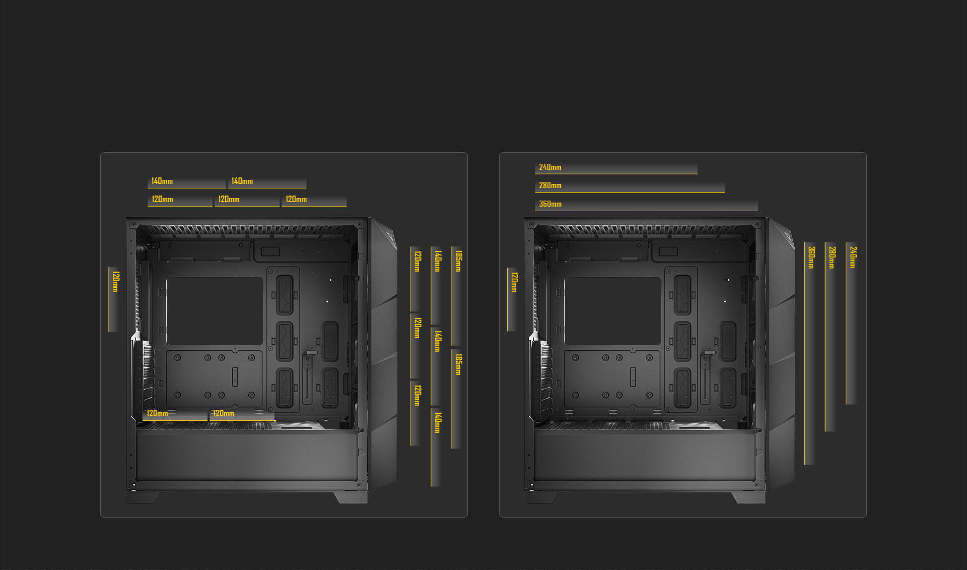 DP503 Mid-Tower E-ATX Gaming Case